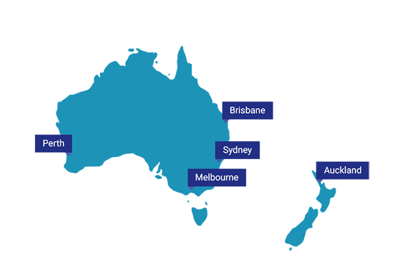 Map of AUSTRALIA