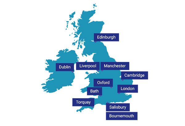 Map of the UK