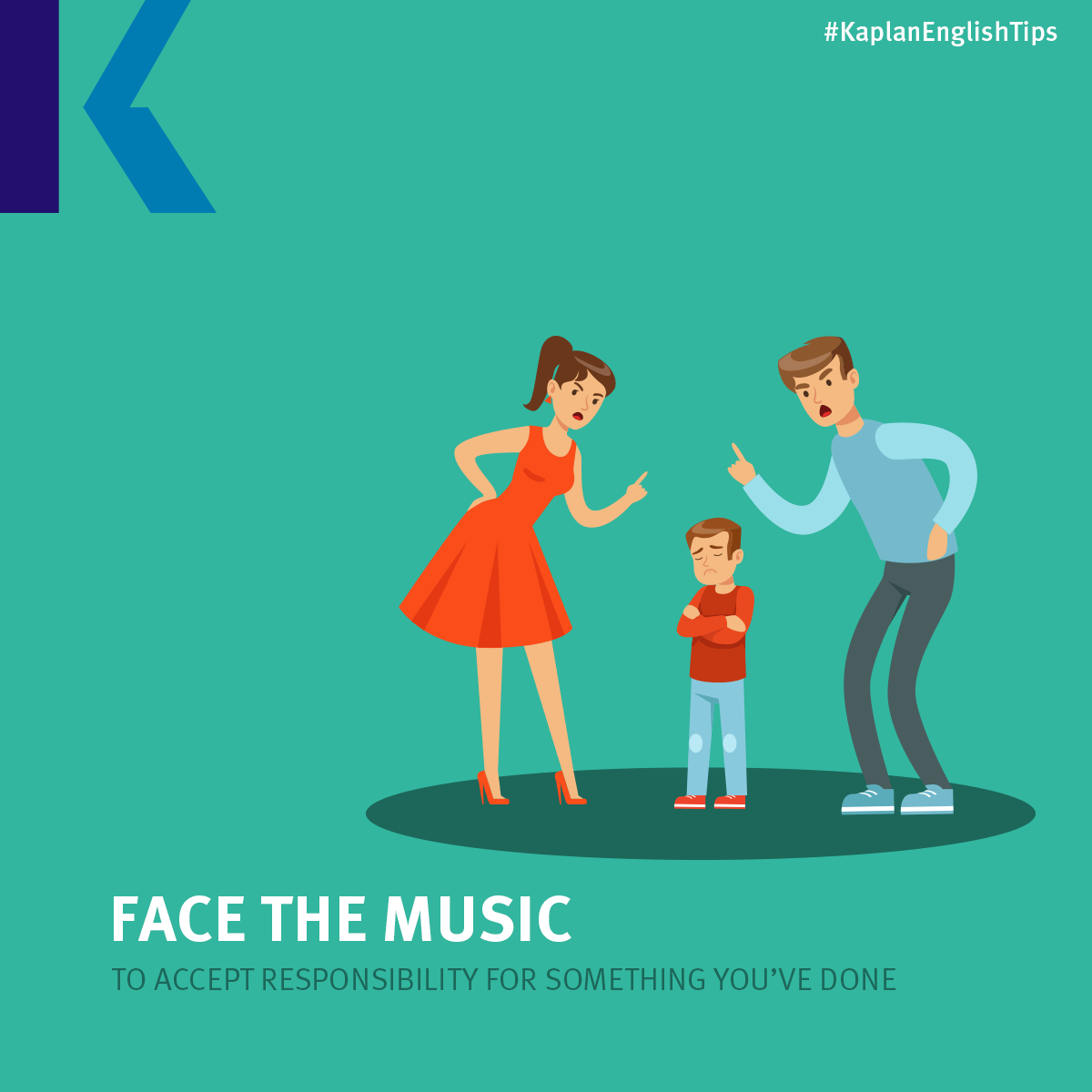Music idioms – face the music